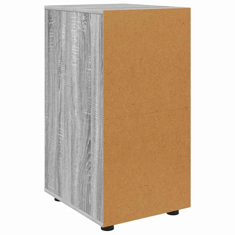 Armoire de rangement avec tiroirs ajustable salle chambre 40 x 48 x 81 cm en bois d'ingénierie gris sonoma 02_0054647