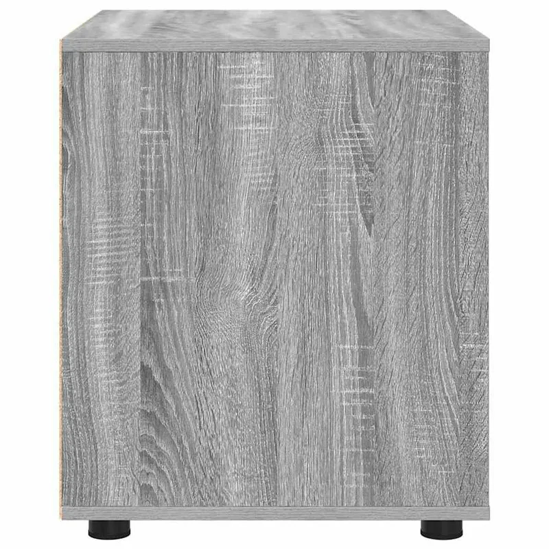 Armoire de rangement rectangulaire avec tiroirs design minimaliste chambre salon 60 x 48 x 57 cm en bois gris sonoma 02_0054607