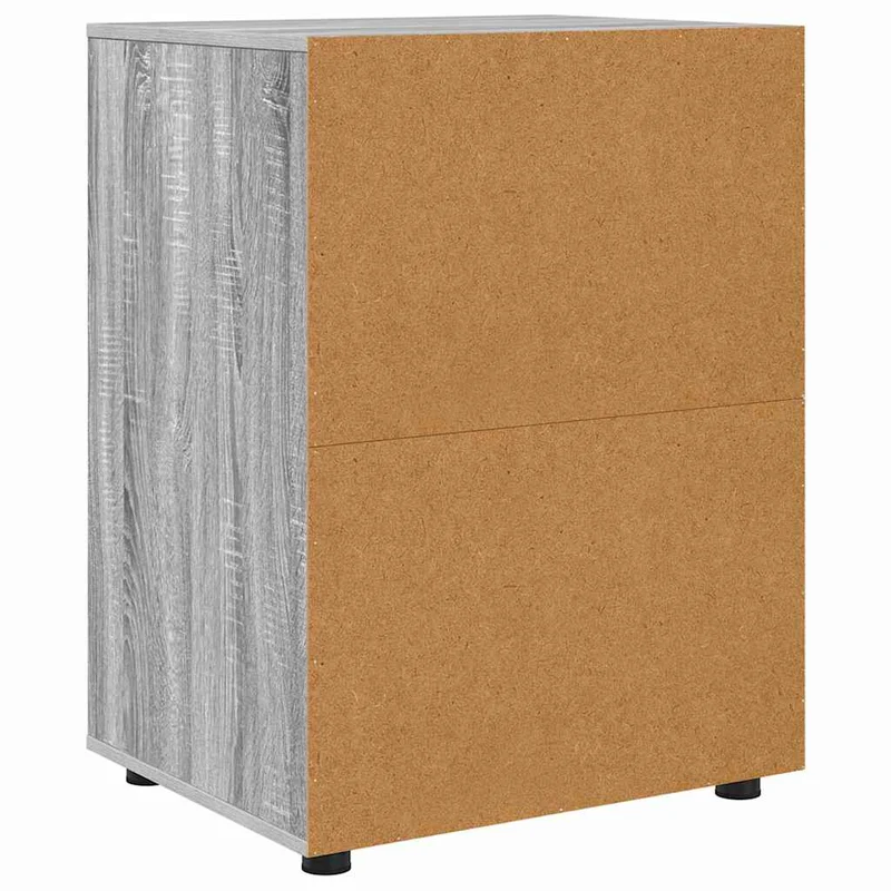 Armoire de rangement design minimaliste avec tiroirs 60 x 48 x 81 cm en bois d'ingénierie gris sonoma 02_0054637