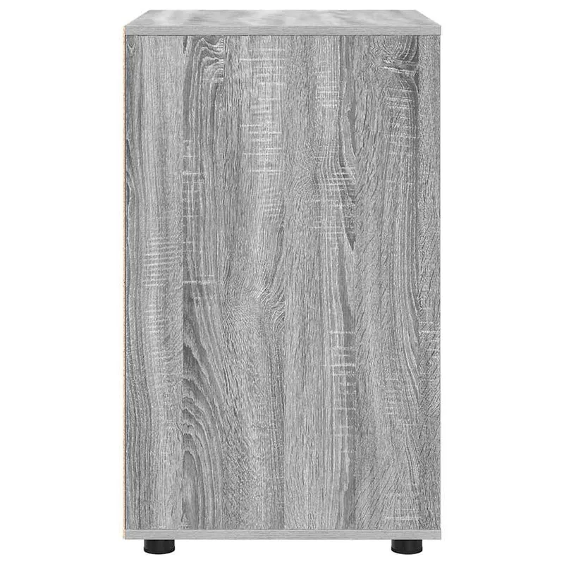 Armoire de rangement design minimaliste avec tiroirs 60 x 48 x 81 cm en bois d'ingénierie gris sonoma 02_0054637