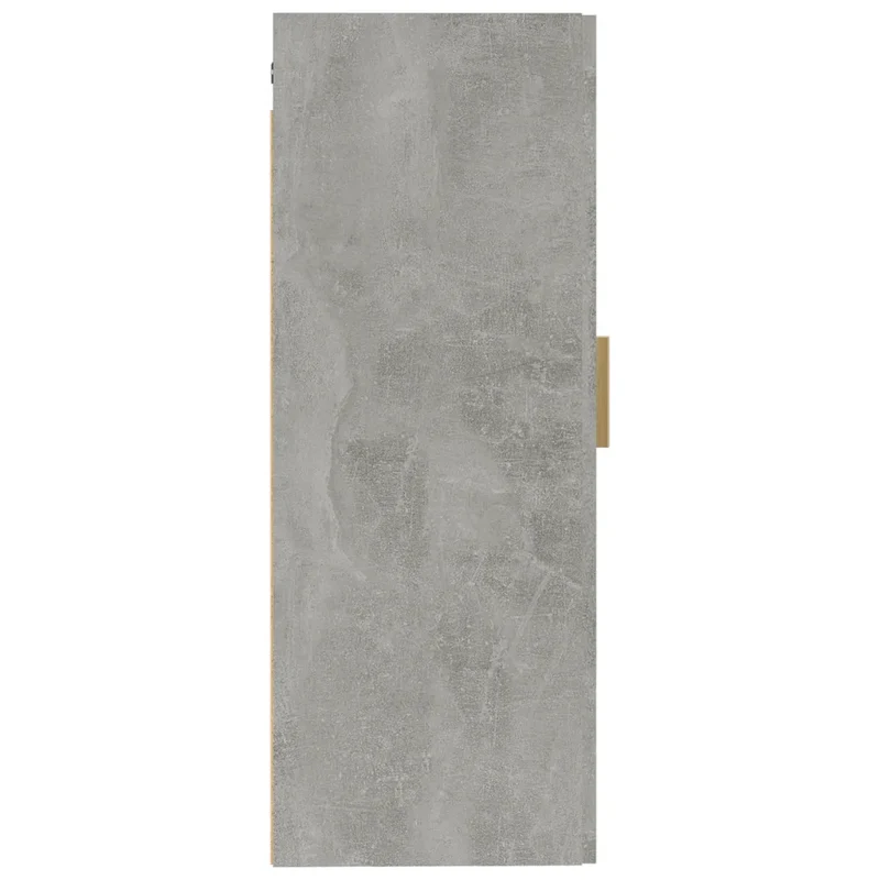 Armoire murale moderne rangement ample 35 x 34 x 90 cm en bois d'ingénierie gris béton 02_0048037