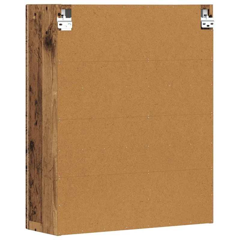 Armoire suspendue moderne avec 6 étagères pour salle de bain cuisine 59 x 20 x 71,5 cm en bois d'ingénierie bois ancien 02_0054789