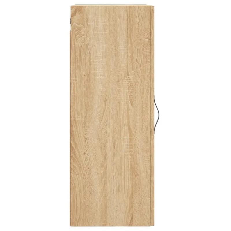 Armoire murale rangement élégante 34,5 x 34 x 90 cm design contemporain en bois d'ingénierie chêne sonoma 02_0049300
