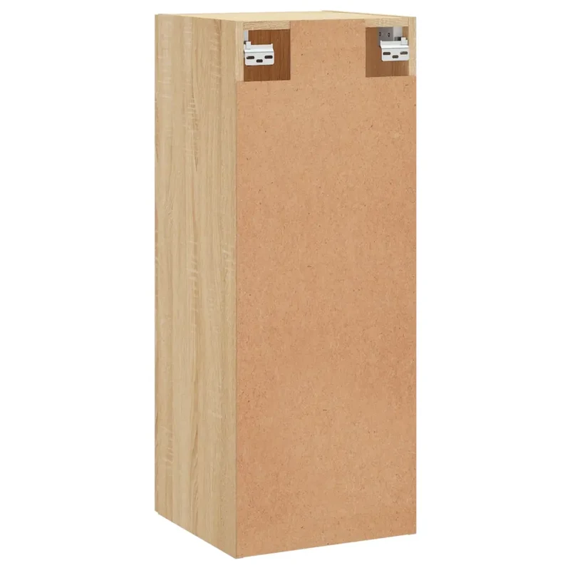 Armoire murale rangement élégante 34,5 x 34 x 90 cm design contemporain en bois d'ingénierie chêne sonoma 02_0049300