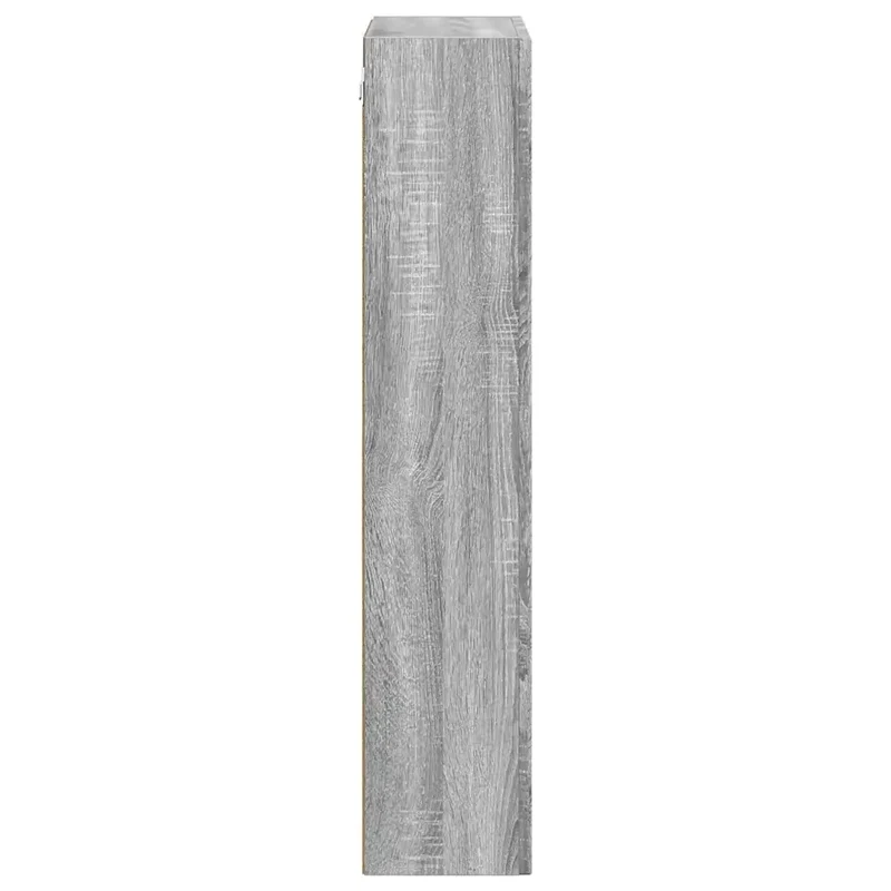 Armoire suspendue moderne avec étagères 59 x 20 x 100 cm grand espace de stockage salle de bain en bois d'ingénierie gris sonoma 02_0054797