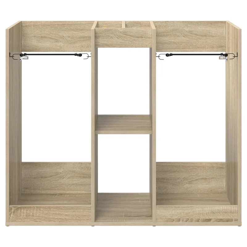 Armoire de rangement moderne grand espace intérieur 102 x 45 x 85 cm en bois chêne sonoma 02_0055058