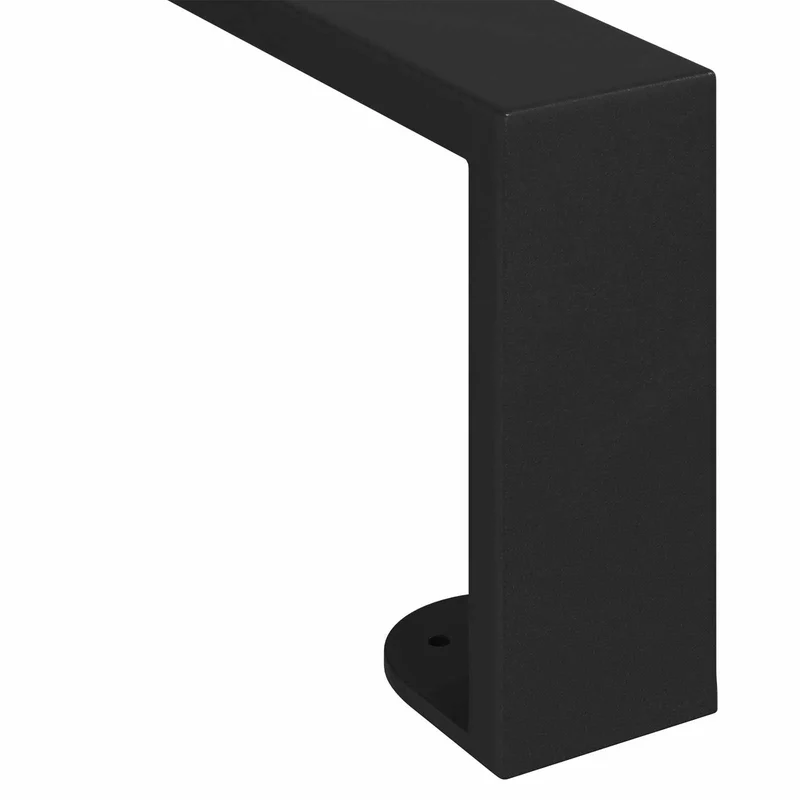 Lot de 12 pieds de meuble en métal noir 481 x 40 x 100 mm robuste moderne finition mate 02_0052006