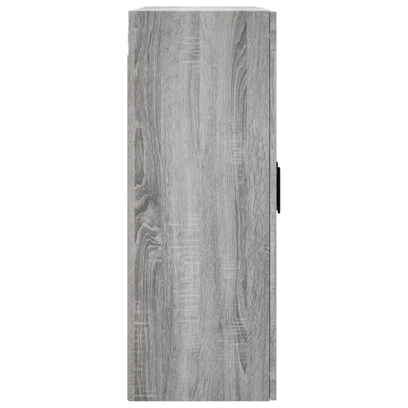 Armoire murale élégante rangement pratique 69,5 x 34 x 90 cm en bois d'ingénierie gris 02_0048634