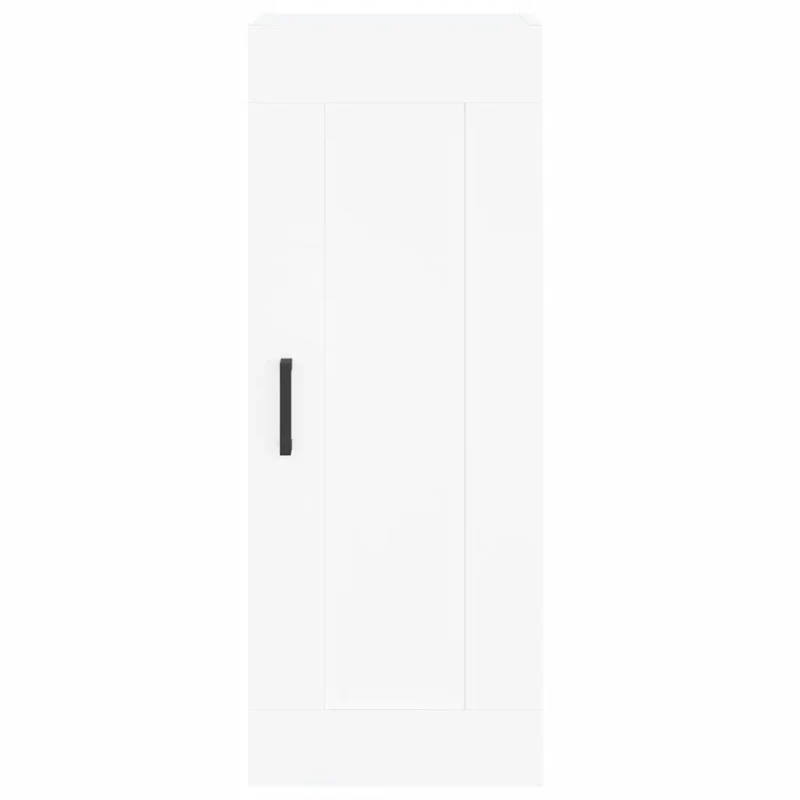 Armoire murale rangement élégant blanc 34,5 x 34 x 90 cm design contemporain en bois blanc 02_0048946