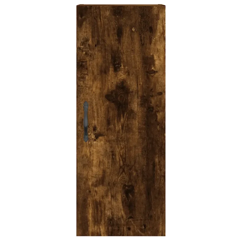 Armoire murale élégante rangement 34,5 x 34 x 90 cm en bois d'ingénierie chêne fumé 02_0049302