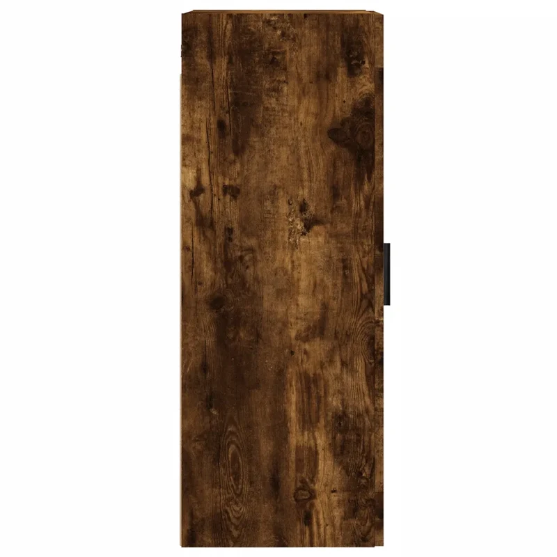 Armoire murale design moderne rangement 34,5 x 34 x 90 cm en bois d'ingénierie chêne fumé 02_0048960