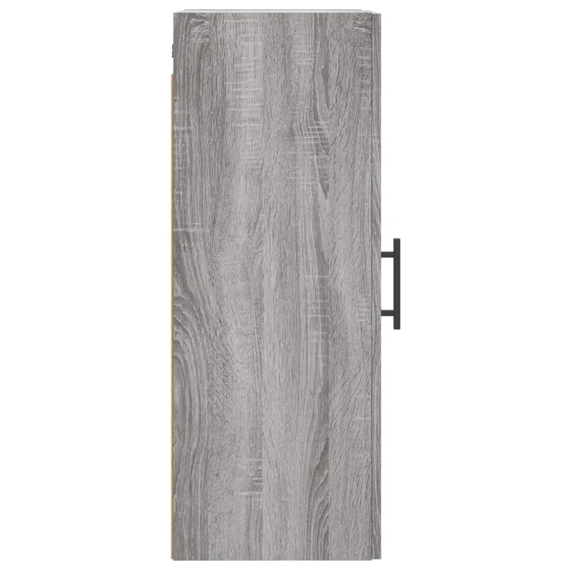 Armoire murale sonoma gris 34,5 x 34 x 90 cm design pratique rangement élégante en bois d'ingénierie gris 02_0048678