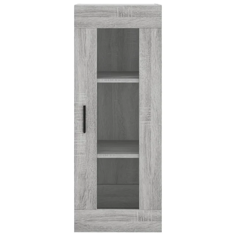 Armoire murale sonoma gris 34,5 x 34 x 90 cm grand espace de rangement design contemporain en bois gris 02_0048694
