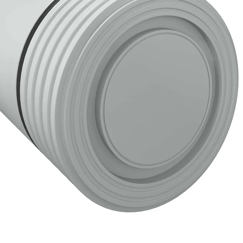 Lot de 12 pieds de meuble réglables hauteur 64 x 64 x 100 mm en PP blanc 02_0051980