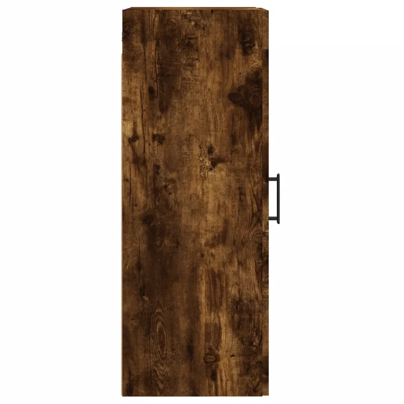Armoire murale 34,5 x 34 x 90 cm grand espace de rangement design élégant moderne en bois d'ingénierie chêne fumé 02_0048955