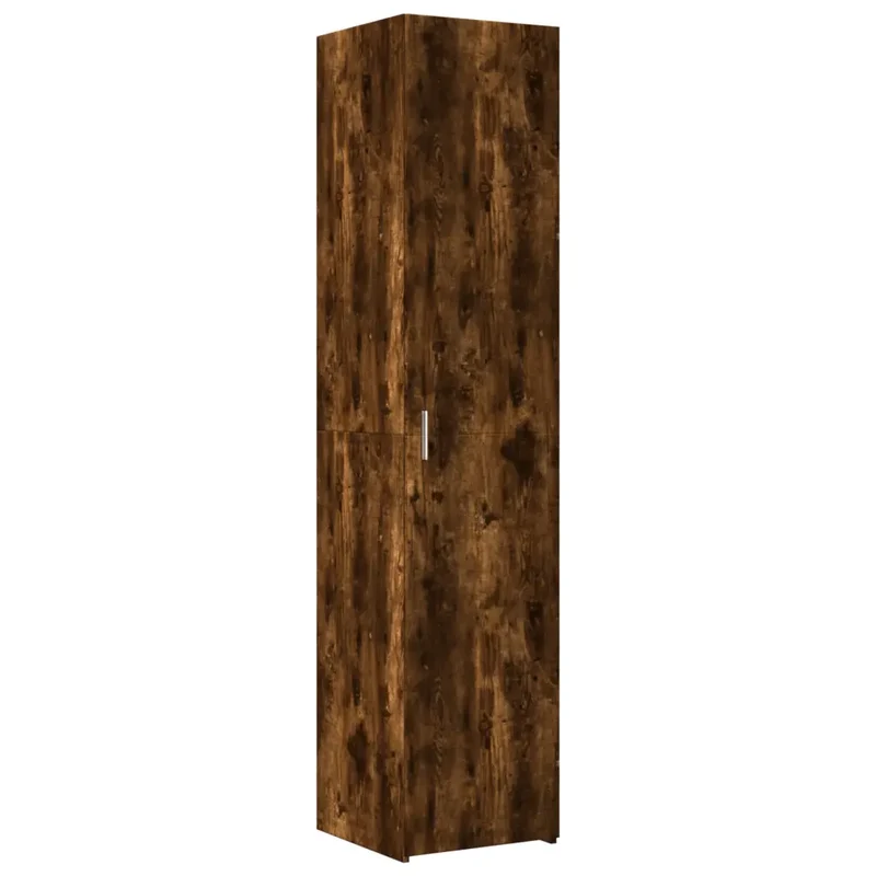 Armoire de rangement mince économie d’espace 40 x 42,5 x 225 cm en bois d'ingénierie chêne fumé 02_0055559