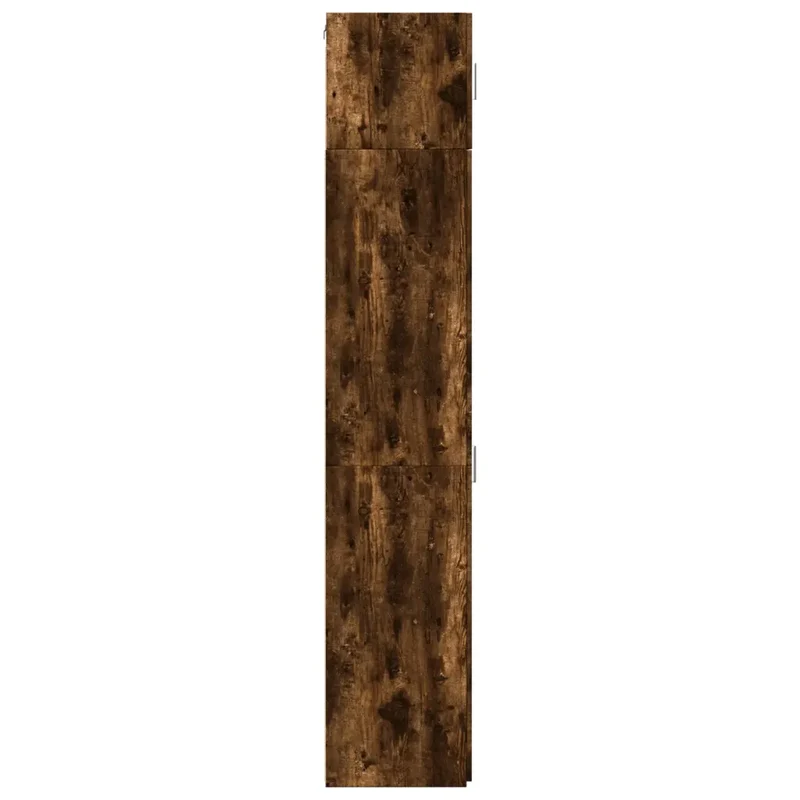 Armoire de rangement mince économie d’espace 40 x 42,5 x 225 cm en bois d'ingénierie chêne fumé 02_0055559