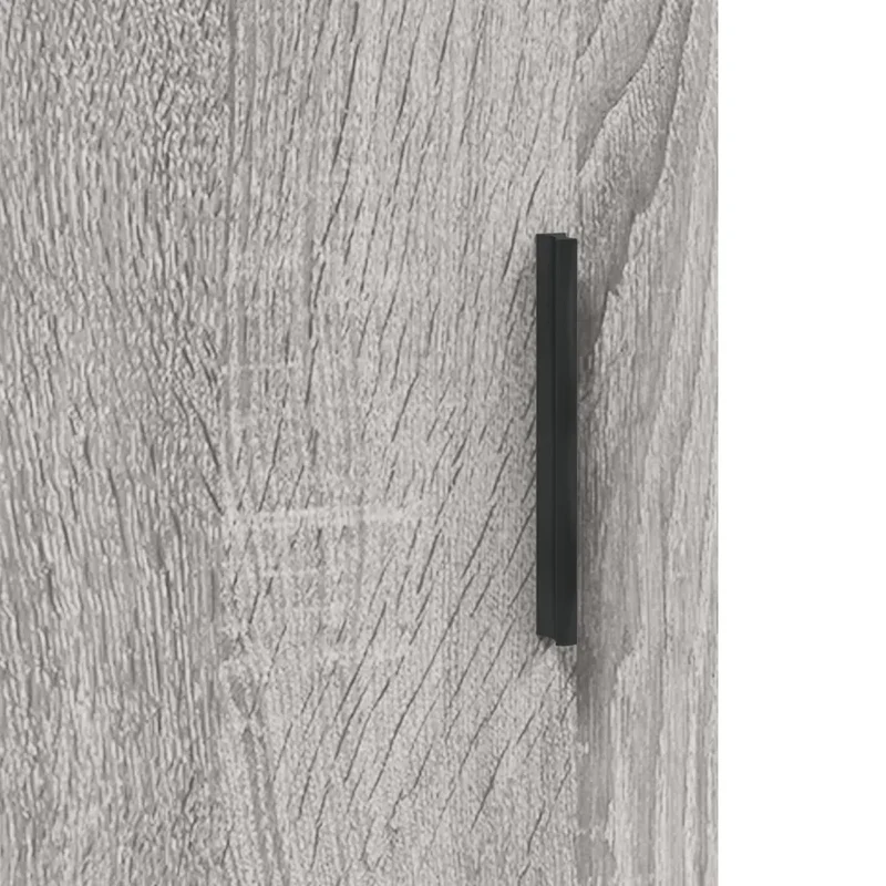 Armoire murale élégante design polyvalente rangement 69,5 x 34 x 90 cm en bois d'ingénierie sonoma gris 02_0048639