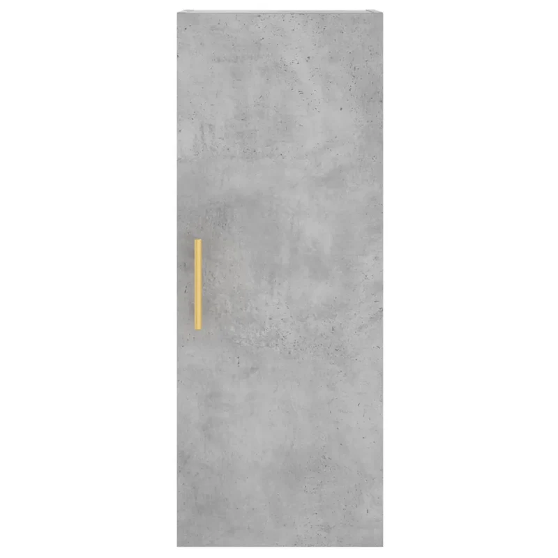 Armoire murale design élégant rangement polyvalent 34,5 x 34 x 90 cm en bois d'ingénierie gris béton 02_0048657