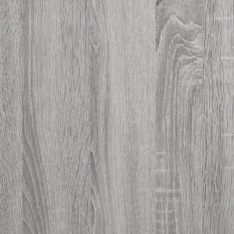 Armoire à disques pratique avec grand espace de rangement 85 x 38 x 48 cm en bois d'ingénierie gris 02_0049121