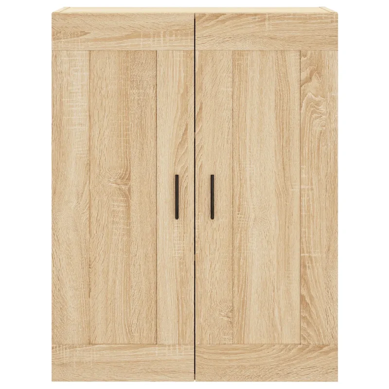 Armoire murale design élégant espace de rangement 69,5 x 34 x 90 cm en bois d'ingénierie chêne sonoma 02_0048926