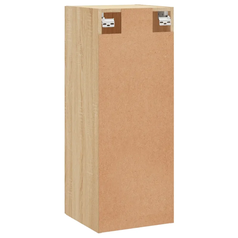 Armoire murale design pratique espace de rangement 34,5 x 34 x 90 cm en bois d'ingénierie chêne sonoma 02_0048675