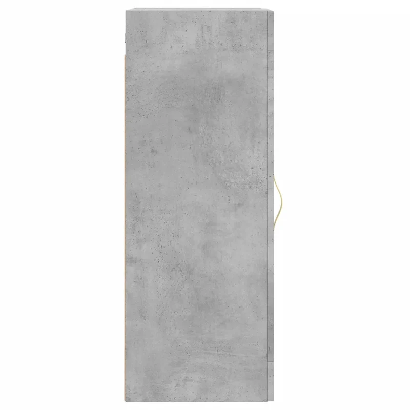 Armoire murale élégante avec 3 compartiments 34,5 x 34 x 90 cm style contemporain en bois d'ingénierie gris béton 02_0049311