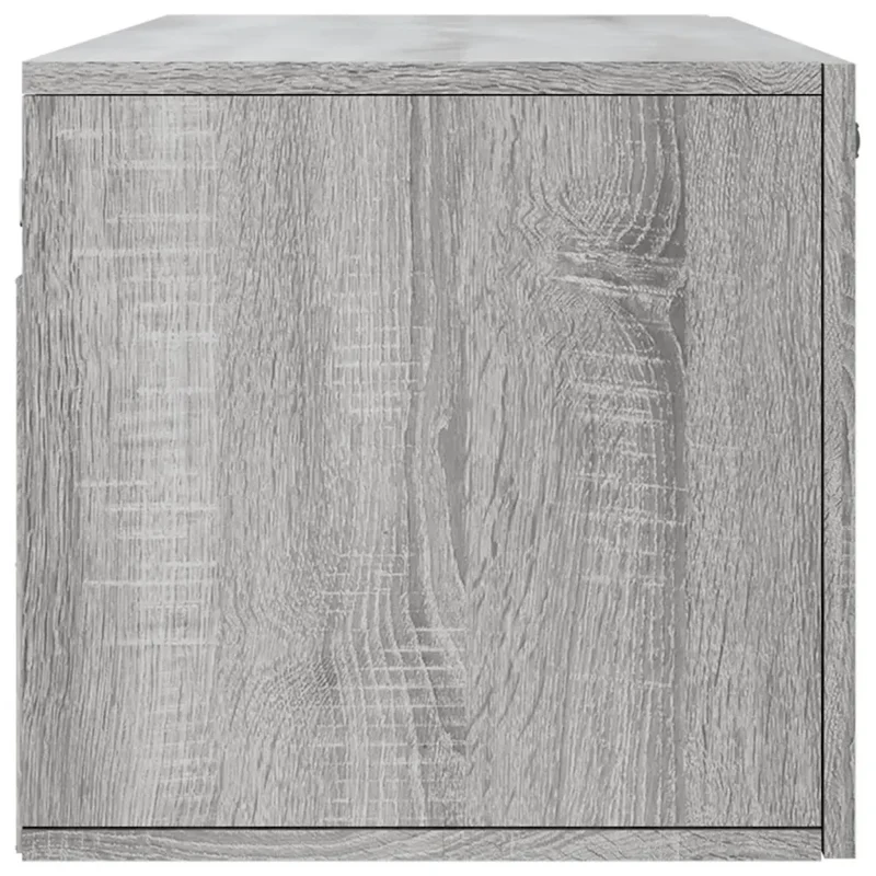 Armoire murale sonoma gris rangement pratique 100 x 36,5 x 35 cm en bois d'ingénierie gris 02_0048887