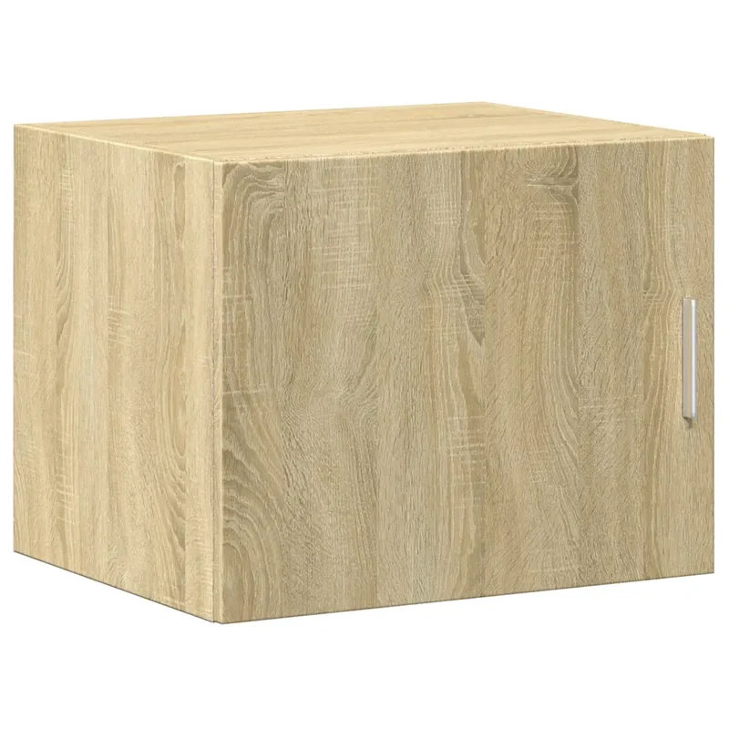 Armoire de rangement mince économique 50 x 42,5 x 225 cm pour salon chambre bureau en bois d'ingénierie chêne sonoma 02_0055569