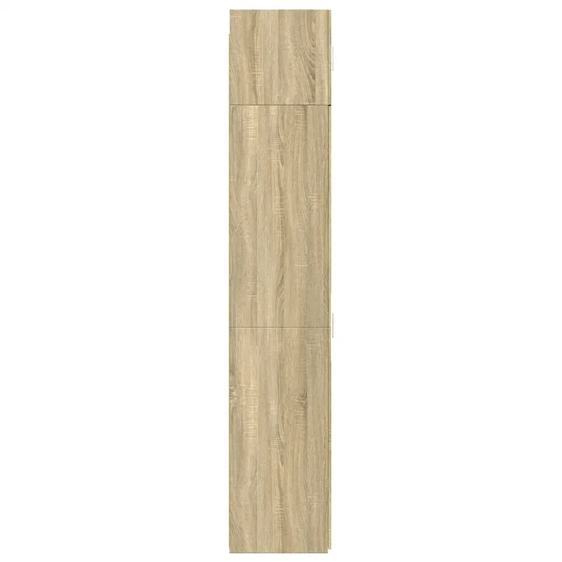 Armoire de rangement mince économique 50 x 42,5 x 225 cm pour salon chambre bureau en bois d'ingénierie chêne sonoma 02_0055569