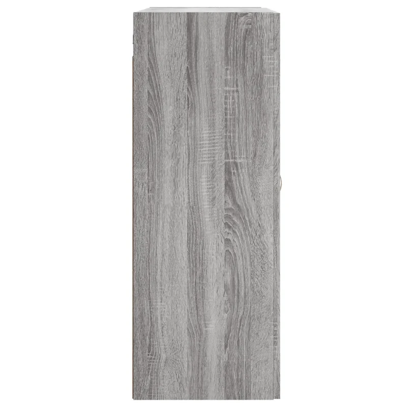 Armoire murale polyvalente avec 3 compartiments salon chambre 69,5 x 34 x 90 cm en bois gris sonoma 02_0049309