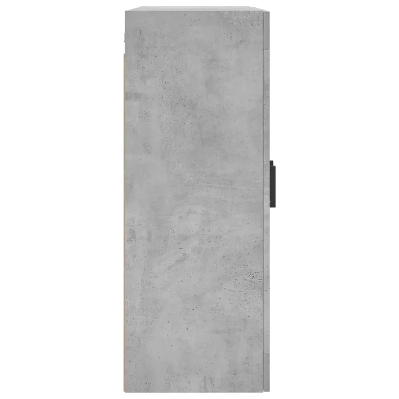 Armoire murale design élégante rangement pratique 69,5 x 34 x 90 cm en bois gris béton 02_0048627