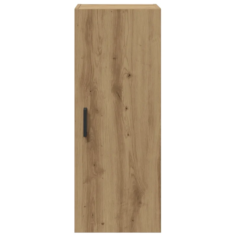 Armoire murale design pratique profondeur modulable 34,5 x 34 x 90 cm en bois d'ingénierie chêne artisanal 02_0051153