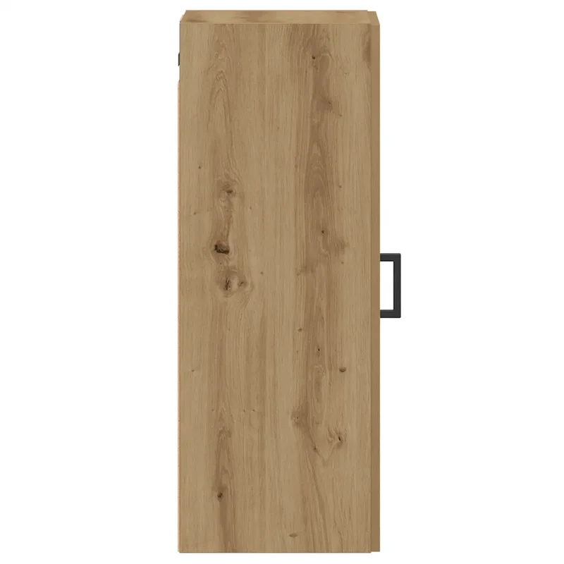Armoire murale design pratique profondeur modulable 34,5 x 34 x 90 cm en bois d'ingénierie chêne artisanal 02_0051153