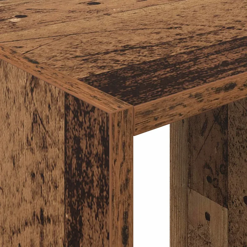 Armoire rectangulaire moderne avec 3 étagères espace de rangement généreux chic 77 x 48 x 102 cm en bois ancien 02_0052518