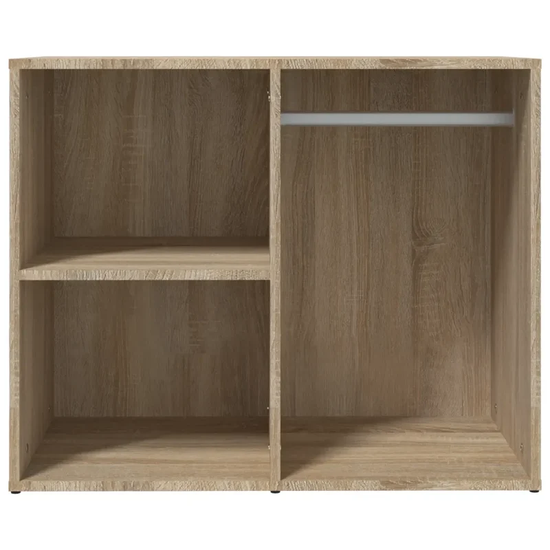 Armoire de dressing moderne fonctionnelle rangement 80 x 40 x 65 cm en bois d'ingénierie chêne sonoma 02_0047955