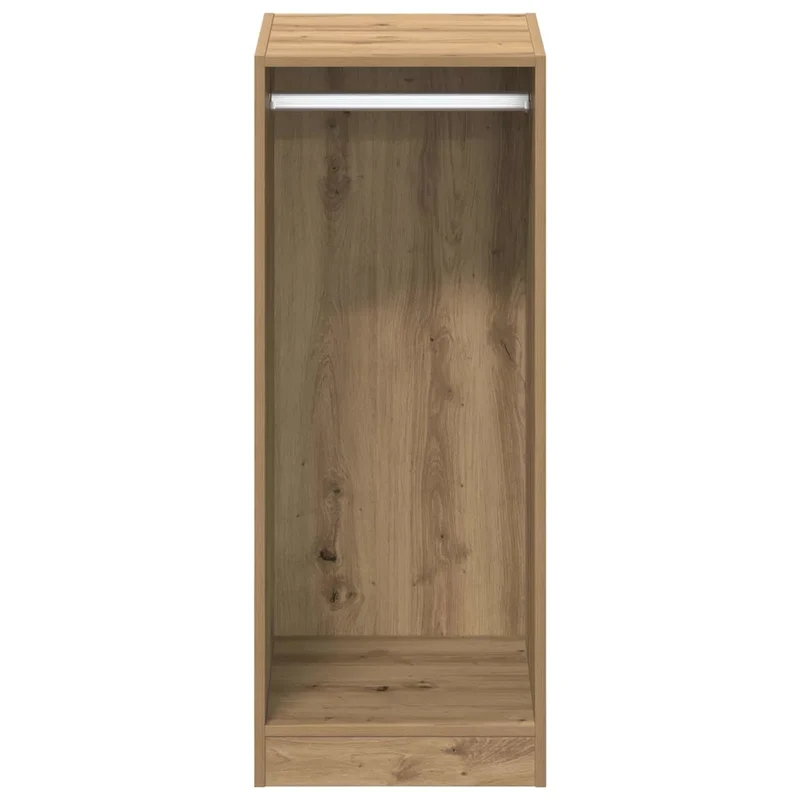 Armoire moderne espace de rangement intérieur 41 x 48 x 102 cm avec 3 étagères design épuré en bois chêne artisanal 02_0052522