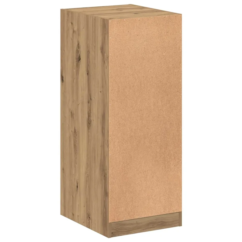 Armoire moderne espace de rangement intérieur 41 x 48 x 102 cm avec 3 étagères design épuré en bois chêne artisanal 02_0052522
