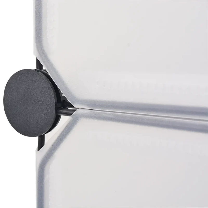 Armoire modulaire élégante 14 compartiments 37 x 146 x 180 cm en plastique blanc 02_0046222