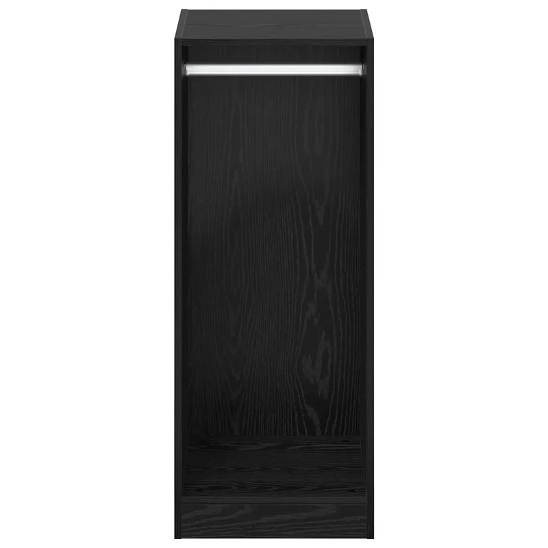 Armoire de rangement moderne avec 3 étagères 41 x 48 x 102 cm espace intérieur organisé en bois d'ingénierie chêne noir 02_0052523