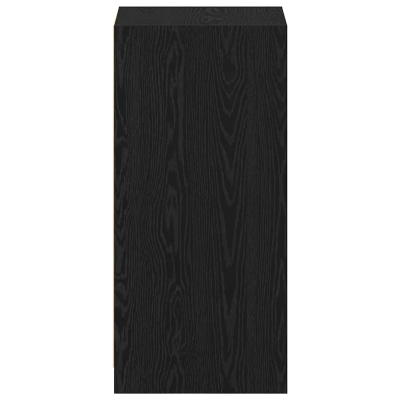 Armoire de rangement moderne avec 3 étagères 41 x 48 x 102 cm espace intérieur organisé en bois d'ingénierie chêne noir 02_0052523