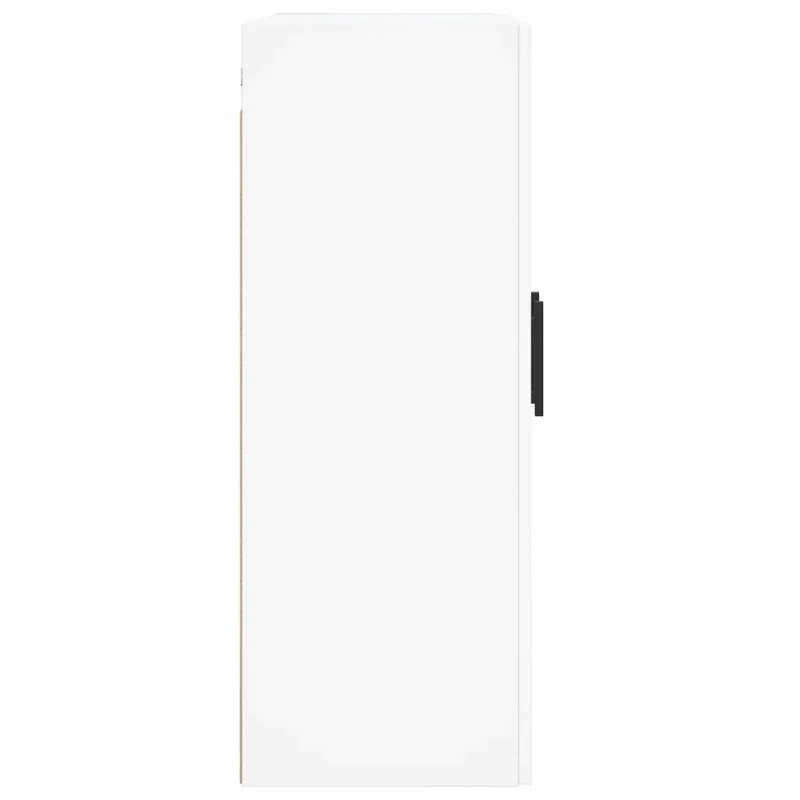 Armoire murale design élégant 69,5 x 34 x 90 cm espace de rangement pratique contemporain en bois blanc 02_0048931