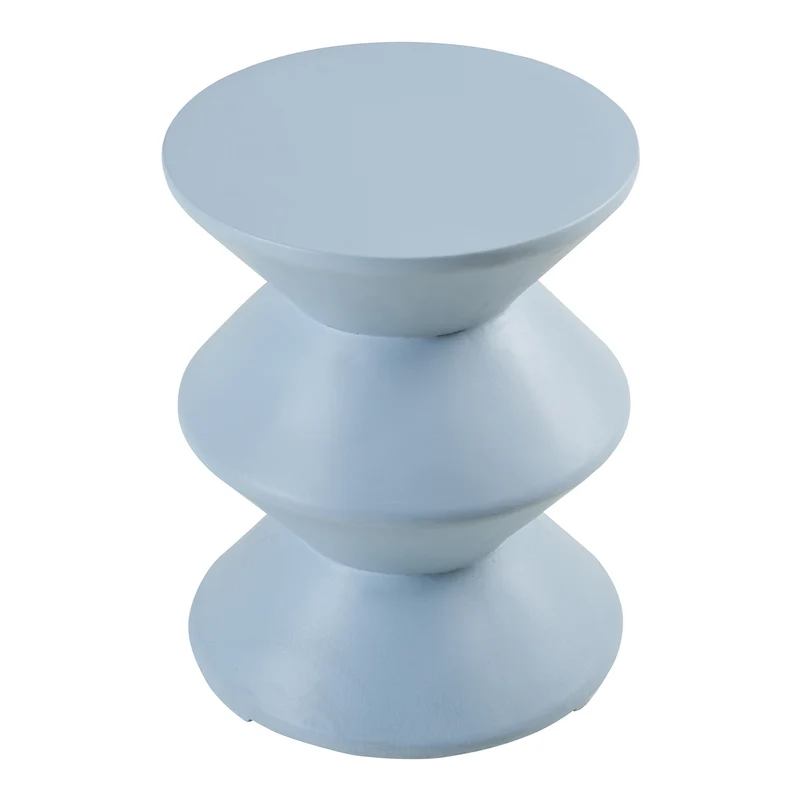 Table d'appoint 47 x 37 cm bleu clair 03_0010920