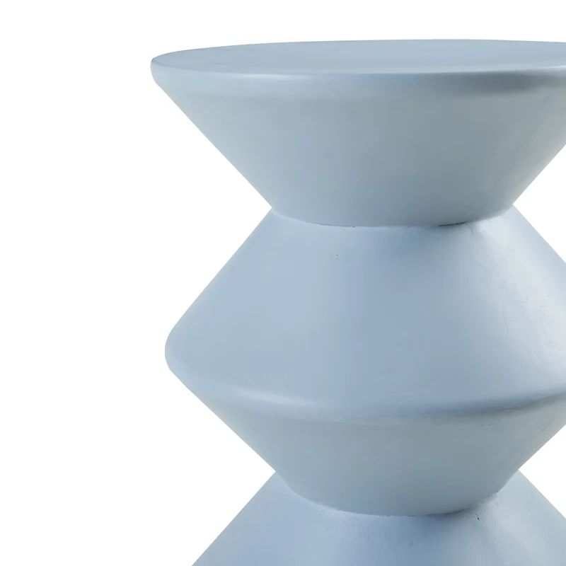 Table d'appoint 47 x 37 cm bleu clair 03_0010920
