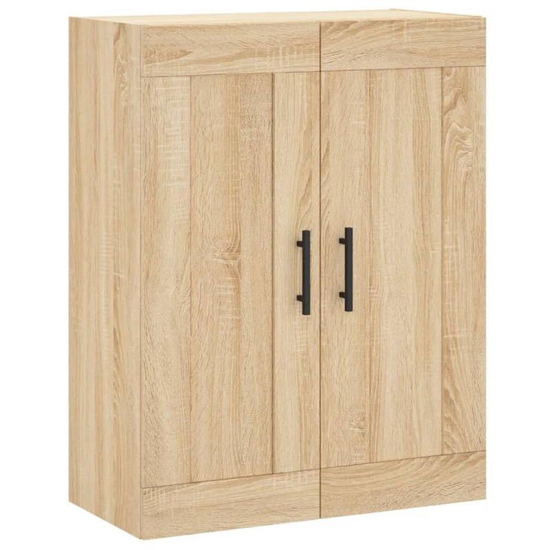 Buffet bahut commode armoire meuble de rangement organisateur cuisine salle de séjour salon haut sonoma 69,5 x 34 x 180 cm bois d'ingénierie marron 02_0034139