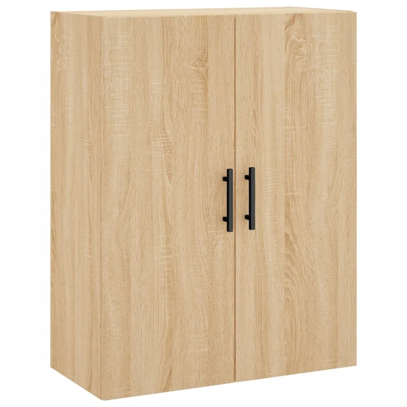 Buffet bahut commode armoire meuble de rangement organisateur cuisine salle de séjour salon haut sonoma 69,5 x 34 x 180 cm bois d'ingénierie marron 02_0034143