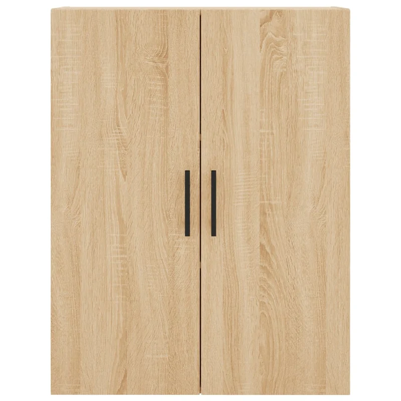 Buffet bahut commode armoire meuble de rangement organisateur cuisine salle de séjour salon haut sonoma 69,5 x 34 x 180 cm bois d'ingénierie marron 02_0034143