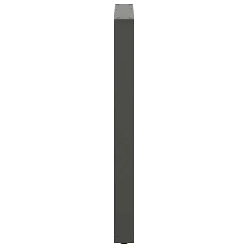 Lot de 2 pieds de table de bar en U avec niveleurs réglables 40 x 90 cm design moderne en acier anthracite 02_0057458