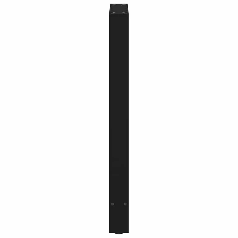 Lot de 2 pieds de table de bar modernes ajustables 50 x 91 cm en acier noir 02_0057568