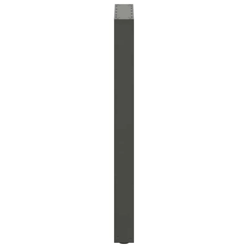 Lot de 2 pieds de table de bar en U 50 x 90 cm avec niveleurs réglables design moderne en acier anthracite 02_0057462